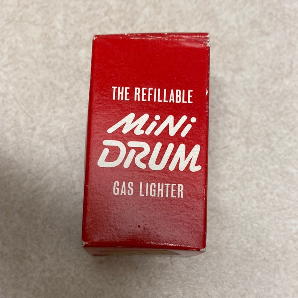 Mini Drum Red Gas Lighter Coca-Cola vintage